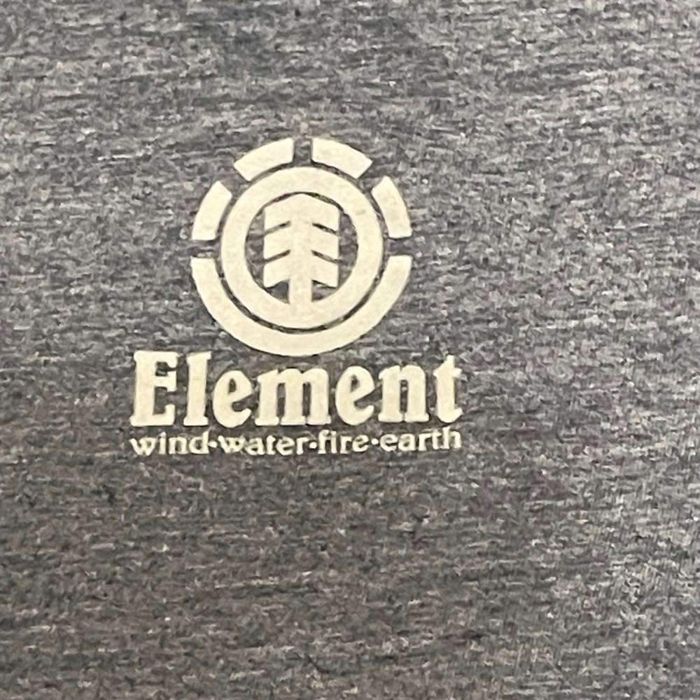 Element T Shirt Womens Small S Gray Skateboarding‎ Surfing Wind Water Fire Earth - Picture 6 of 7